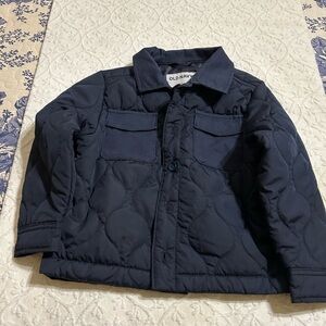 Old Navy Kids Dark Blue Quilted Puffer Jacket
